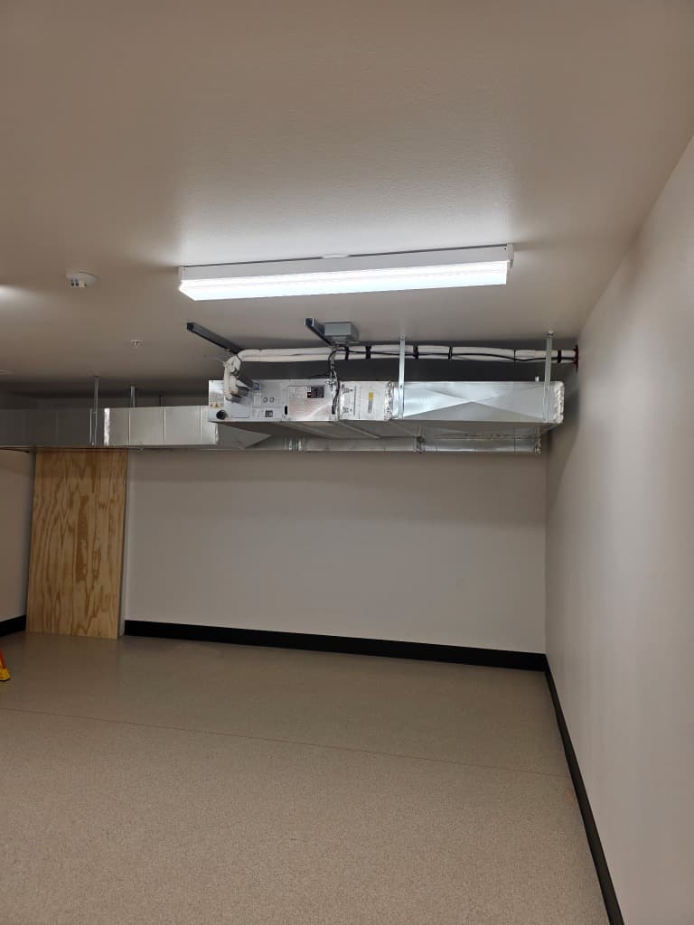 Mechanical Room HVAC Air Handler Power Drops